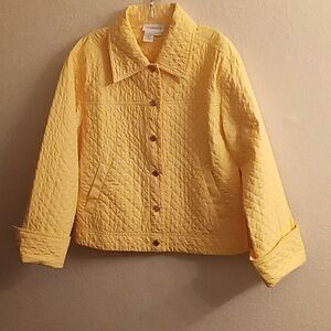 Chadwick's Women Long sleeves Jacket Size 10 Yellow Color B40 P
